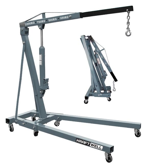 Кран гаражный складной KraftWell KRWC1 — общий вид