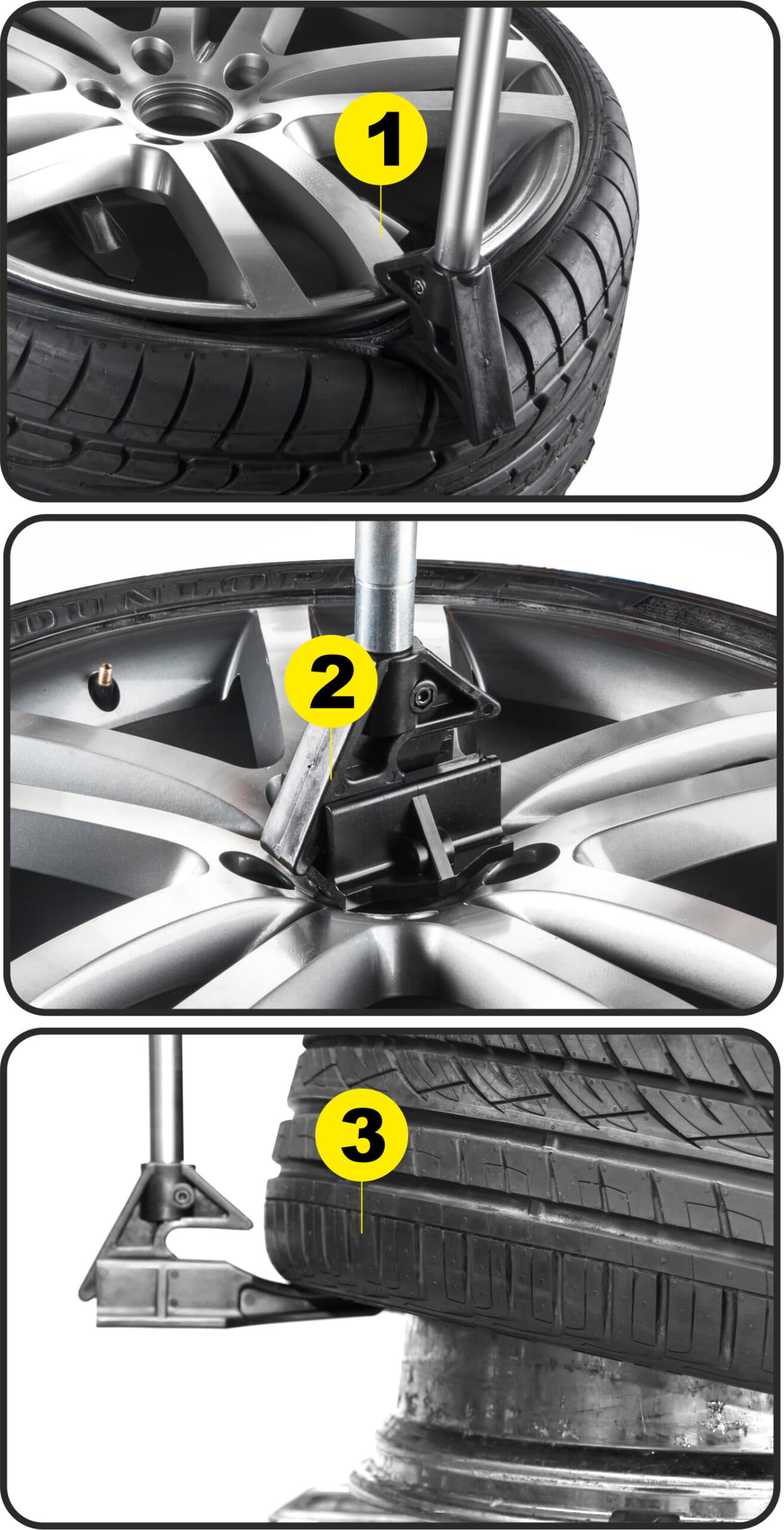 Устройство KraftWell PH-1 для монтажа низкопрофильных шин