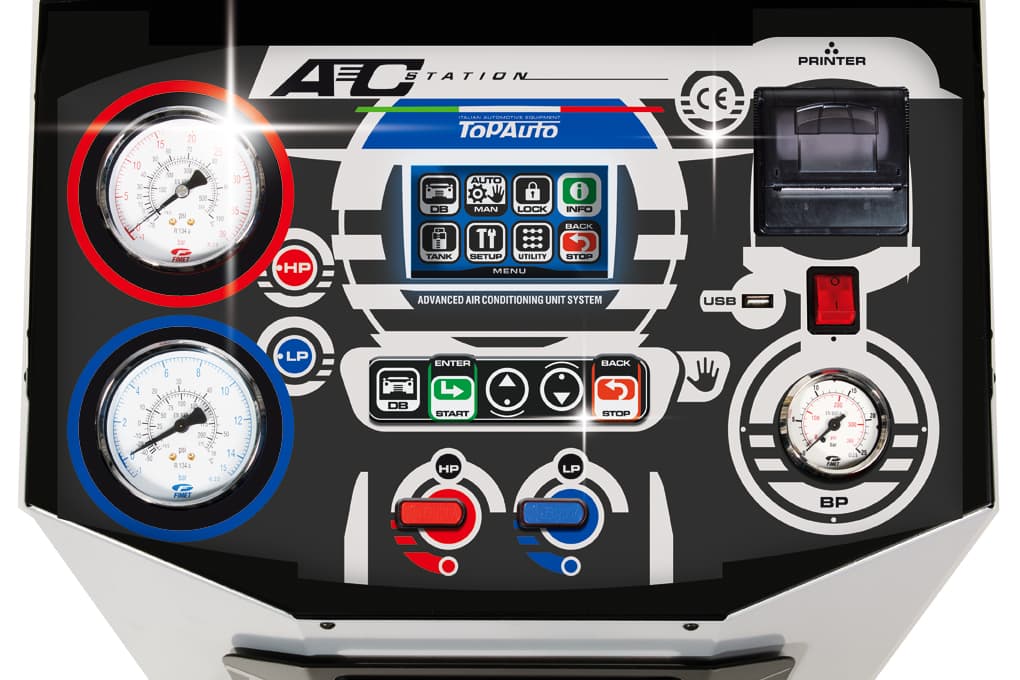 KraftWell RR700Touch — панель управления и сенсорный экран