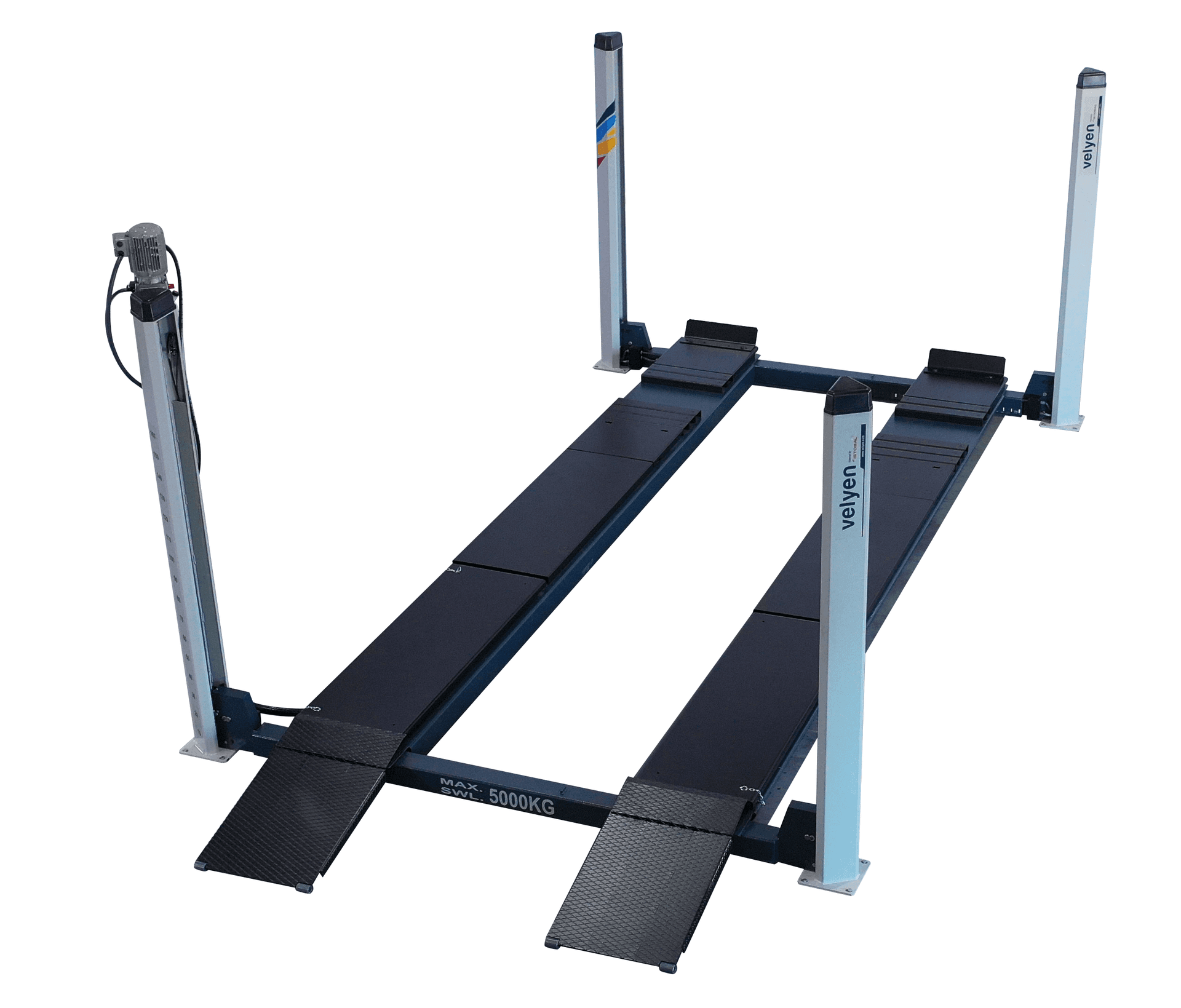 Подъемник четырехстоечный для сход-развала 5.5 тонн Velyen 4ED0600