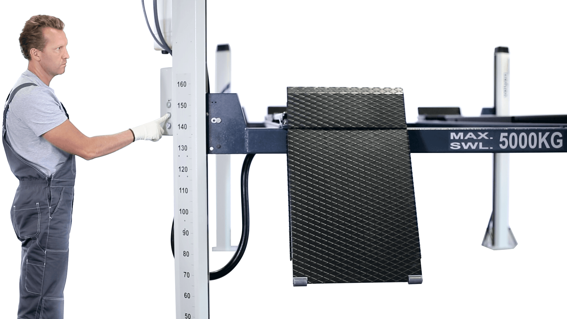 Подъемник четырехстоечный для сход-развала 5.5 тонн Velyen 4ED0600