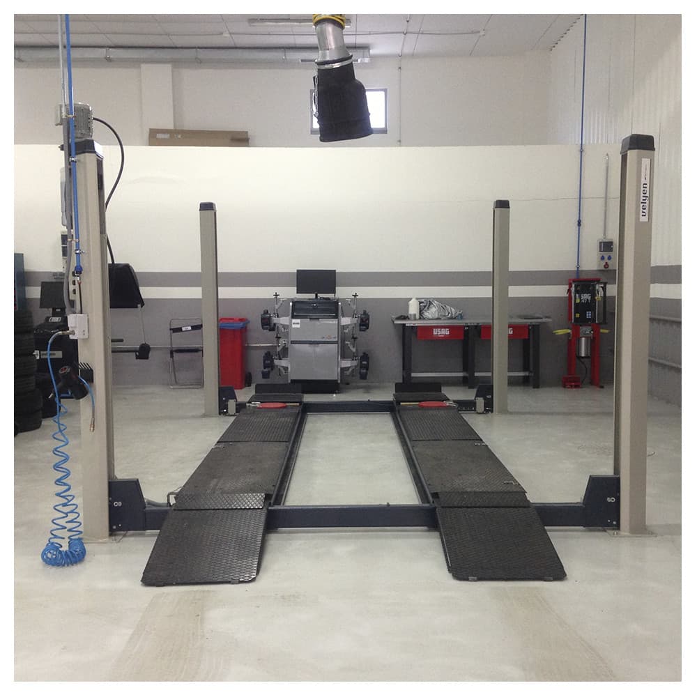 Подъемник четырехстоечный для сход-развала 5.5 тонн Velyen 4ED0600