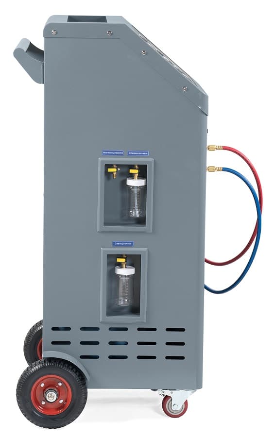 Полуавтоматическая станция KraftWell KRW134ASA — боковой вид