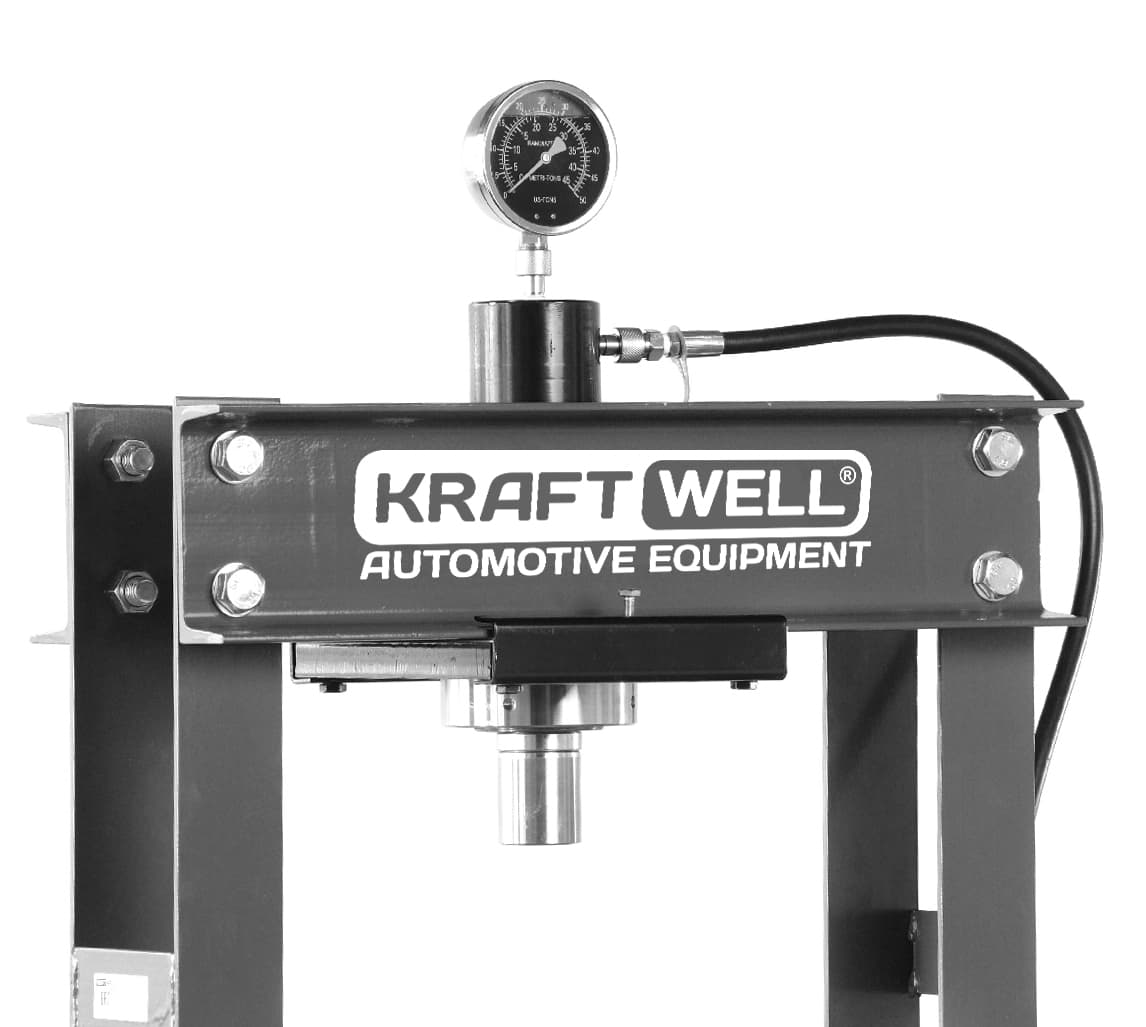 Пресс гидравлический с ручным приводом 30 тонн KraftWell KRWPR30