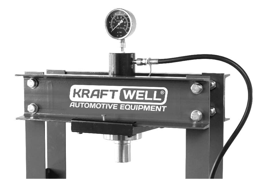 Пресс гидравлический с ручным приводом 30 тонн KraftWell KRWPR30
