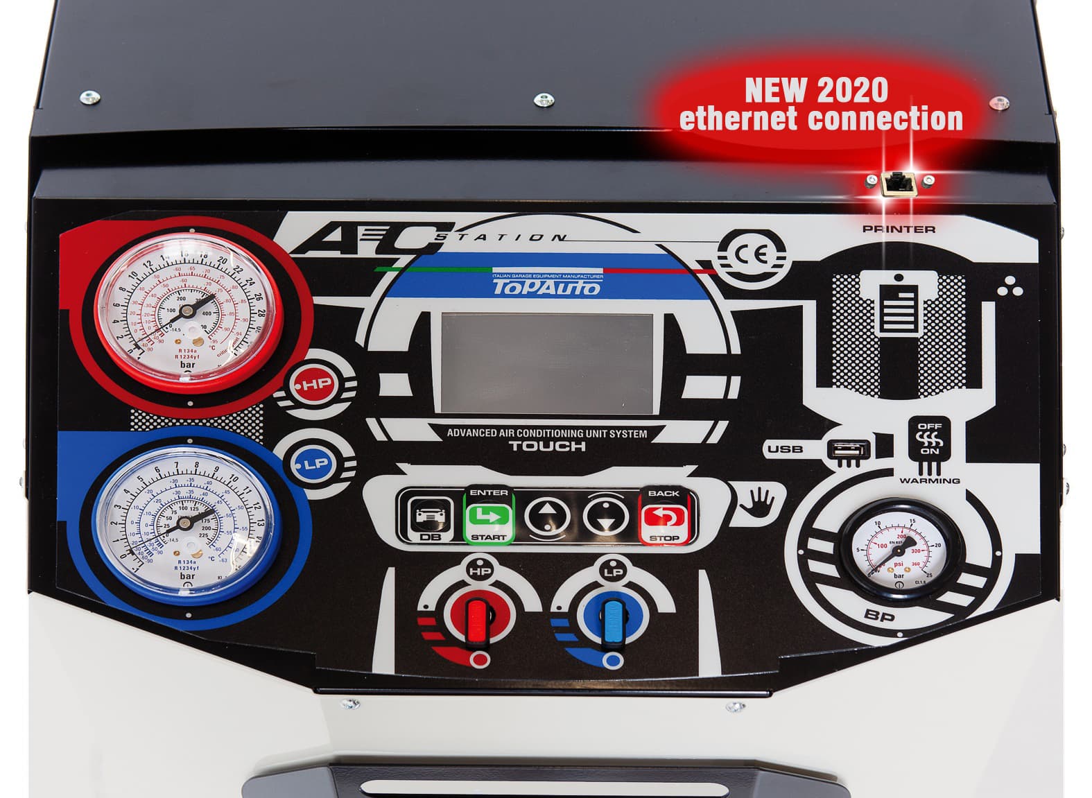 KraftWell RR900Touch — панель управления и дисплей