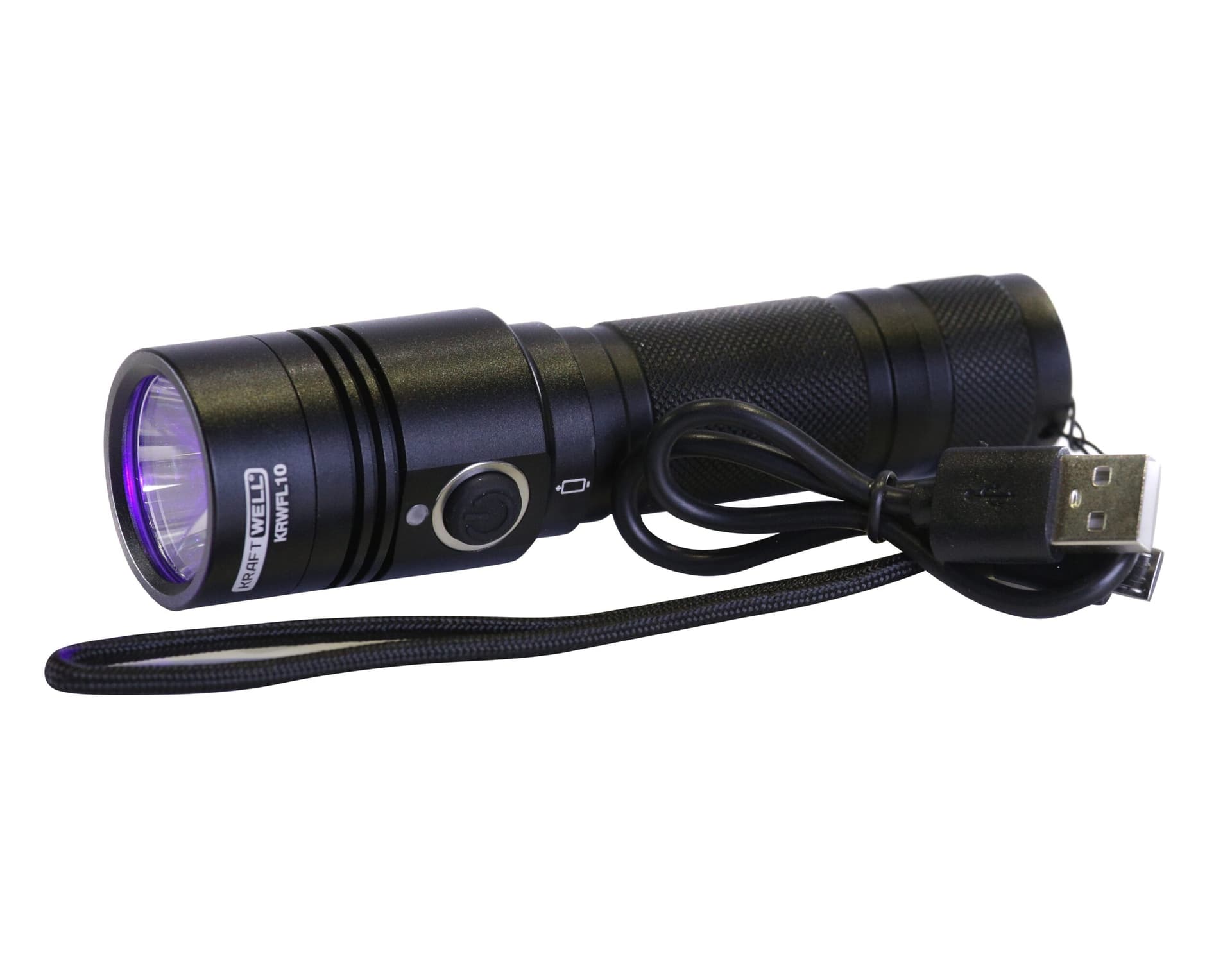 Фонарик Ультрафиолетовый KraftWell KRWFL10