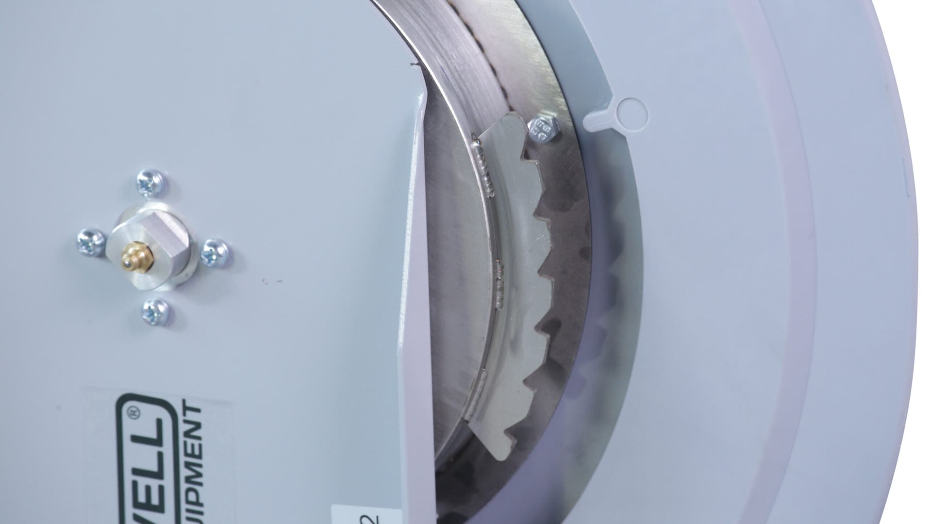 Катушка для вытяжного шланга 102 мм KraftWell KRW-ER-102