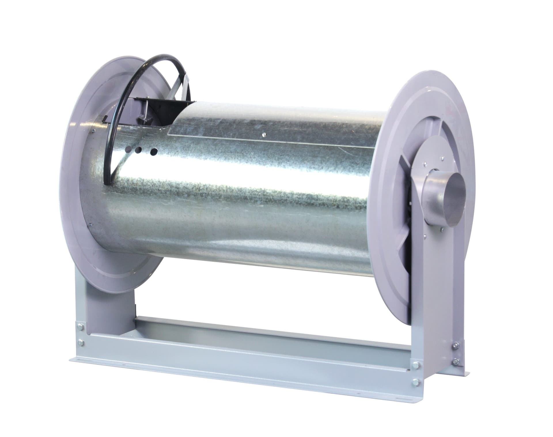 Катушка для вытяжного шланга 127 мм KraftWell KRW-ER-127