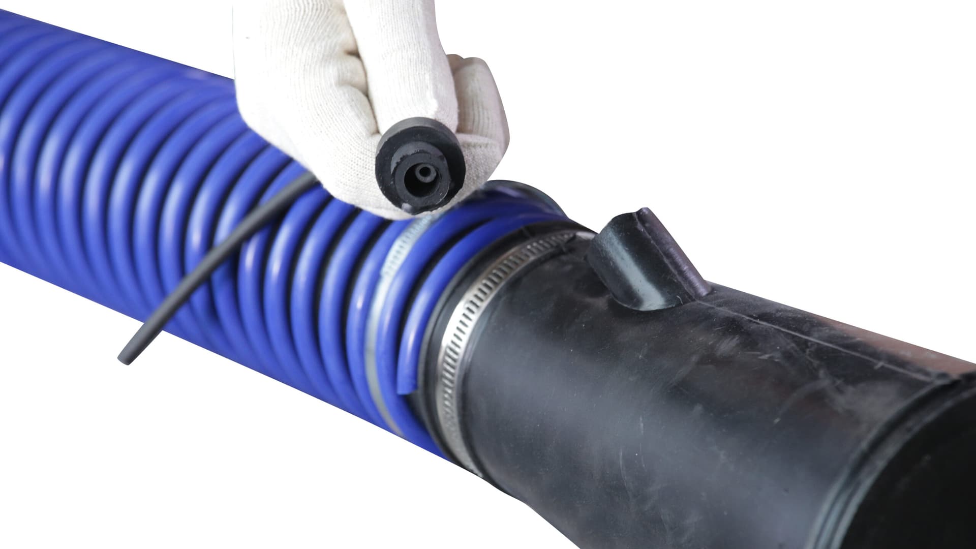 Насадка газоприемная круглая 102 мм KraftWell KRW-EN-102R