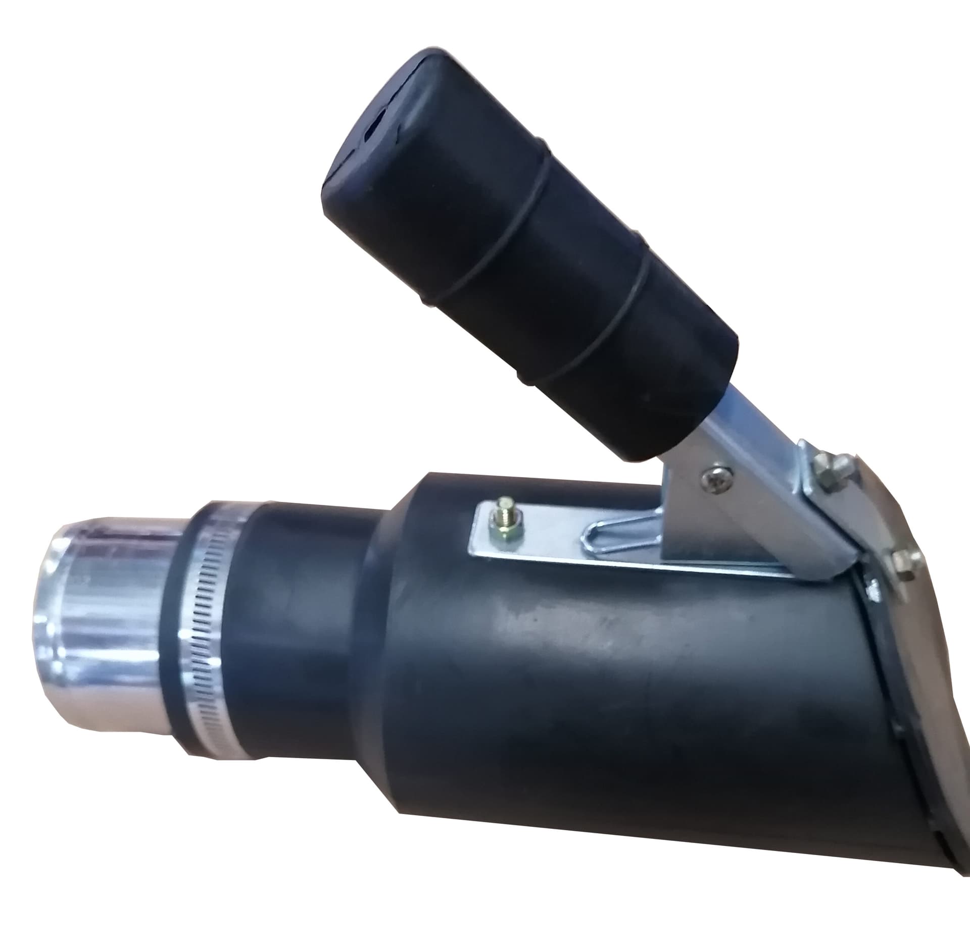 Насадка газоприемная круглая с наклонной крышкой 127 мм KraftWell KRW-EN-127X