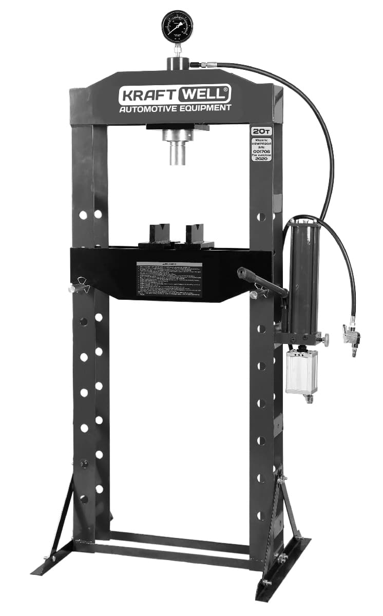 Пресс гаражный сварной 20 тонн KraftWell KRWPR20A