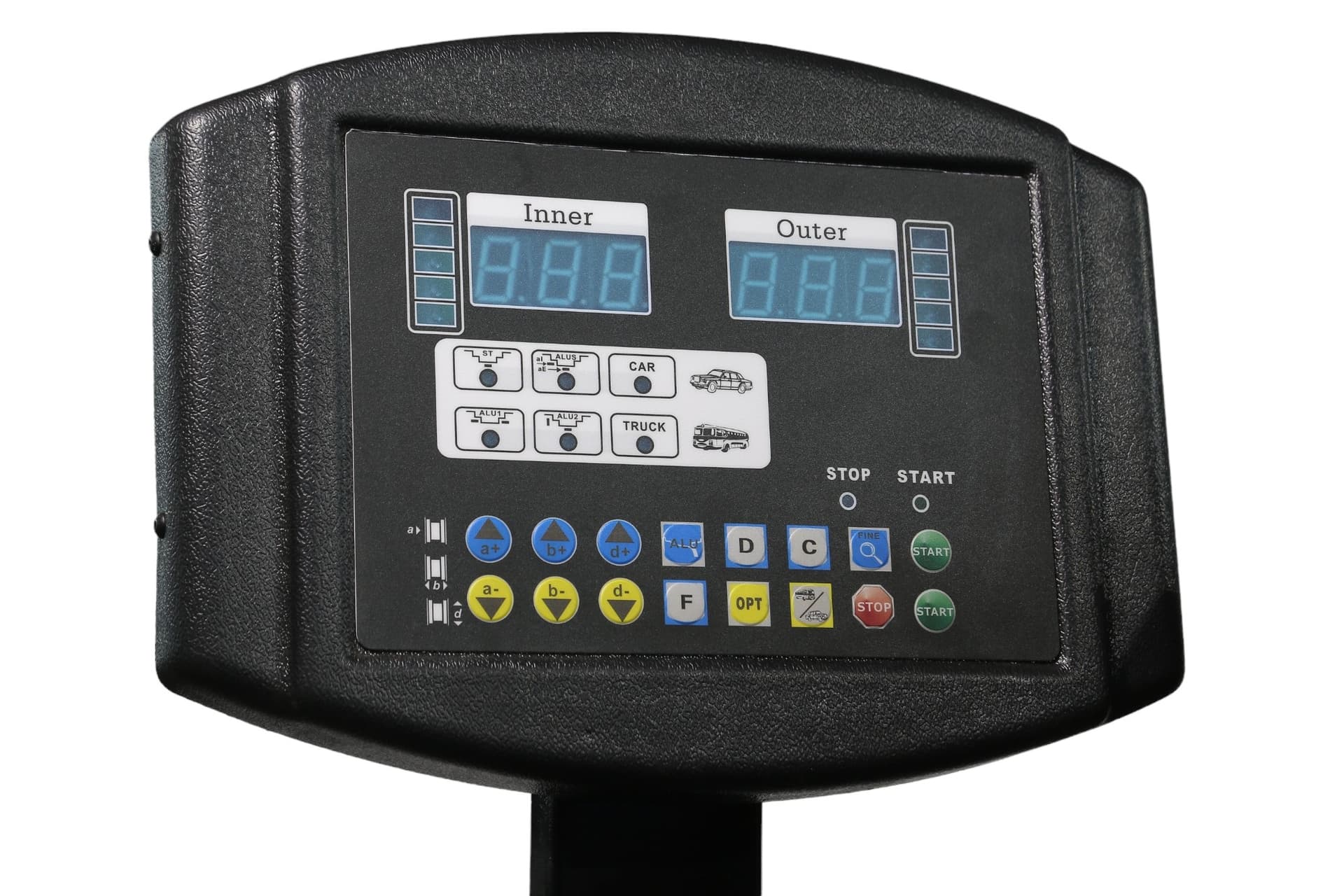 KraftWell VERTA KRW244E — защитный кожух и зона установки колеса