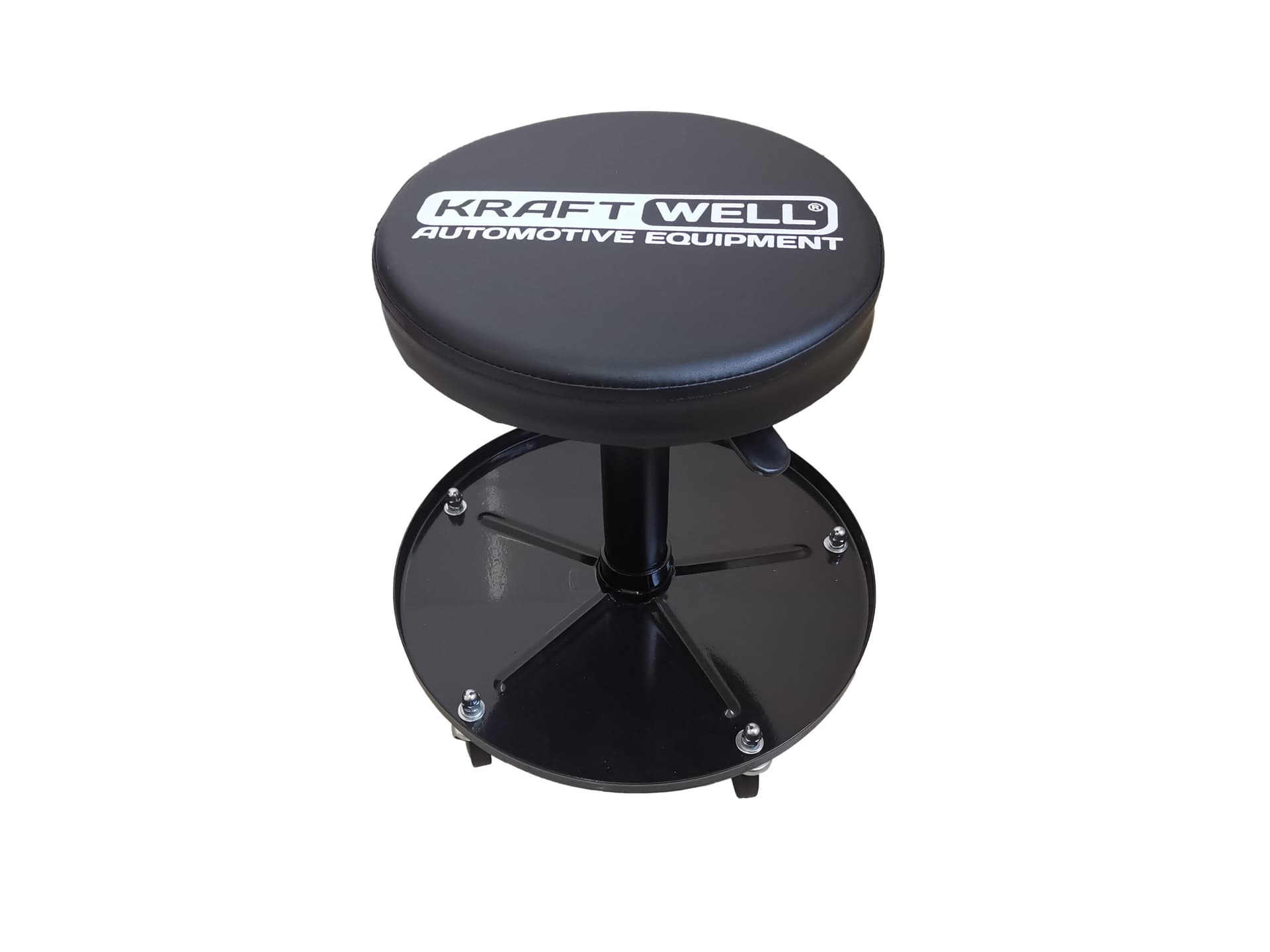 Сиденье механика на колесах с пневмолифтом KraftWell KRWRS-1