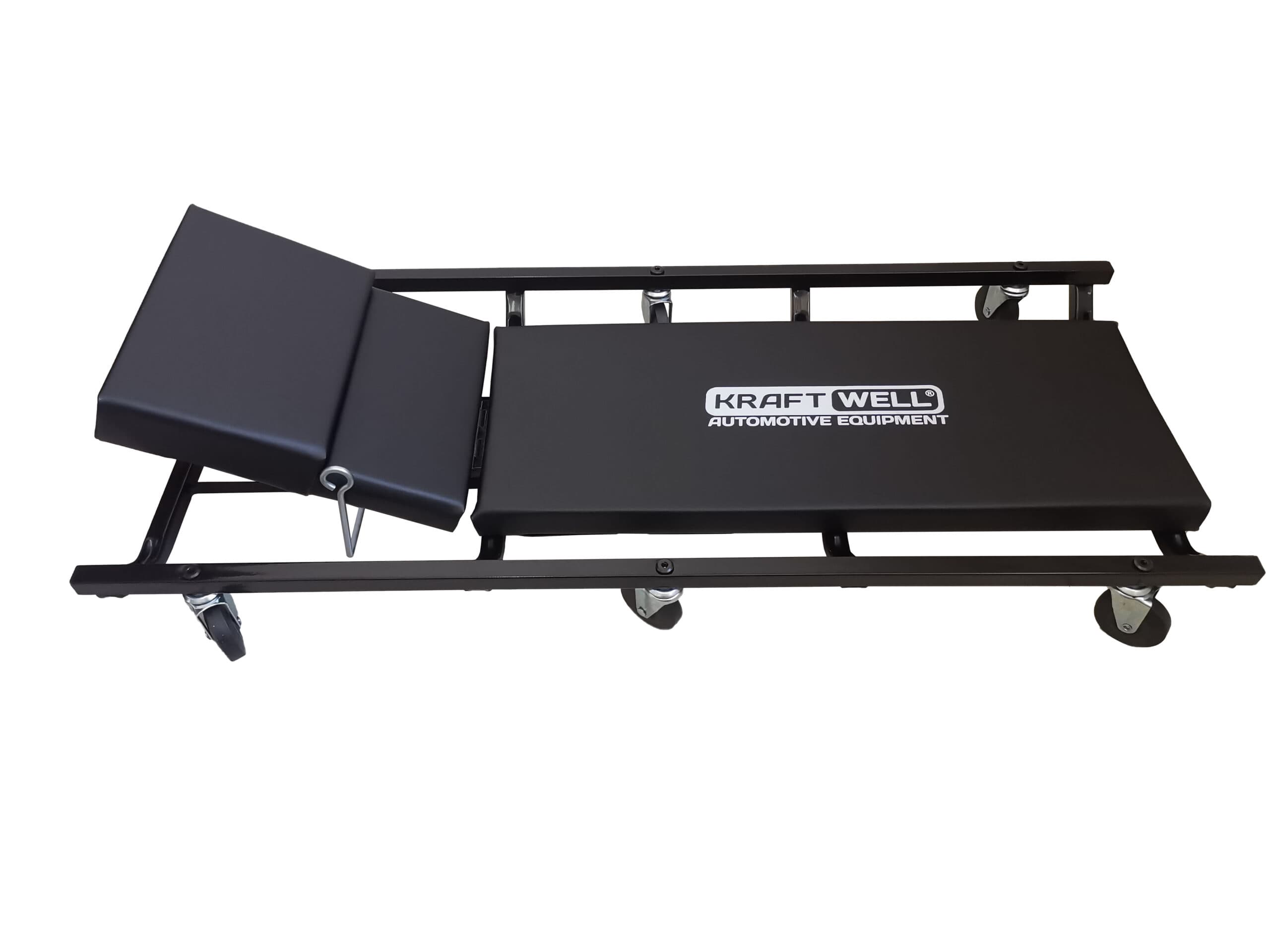 Лежак подкатной с регулируемым подголовником KraftWell KRWTR-A