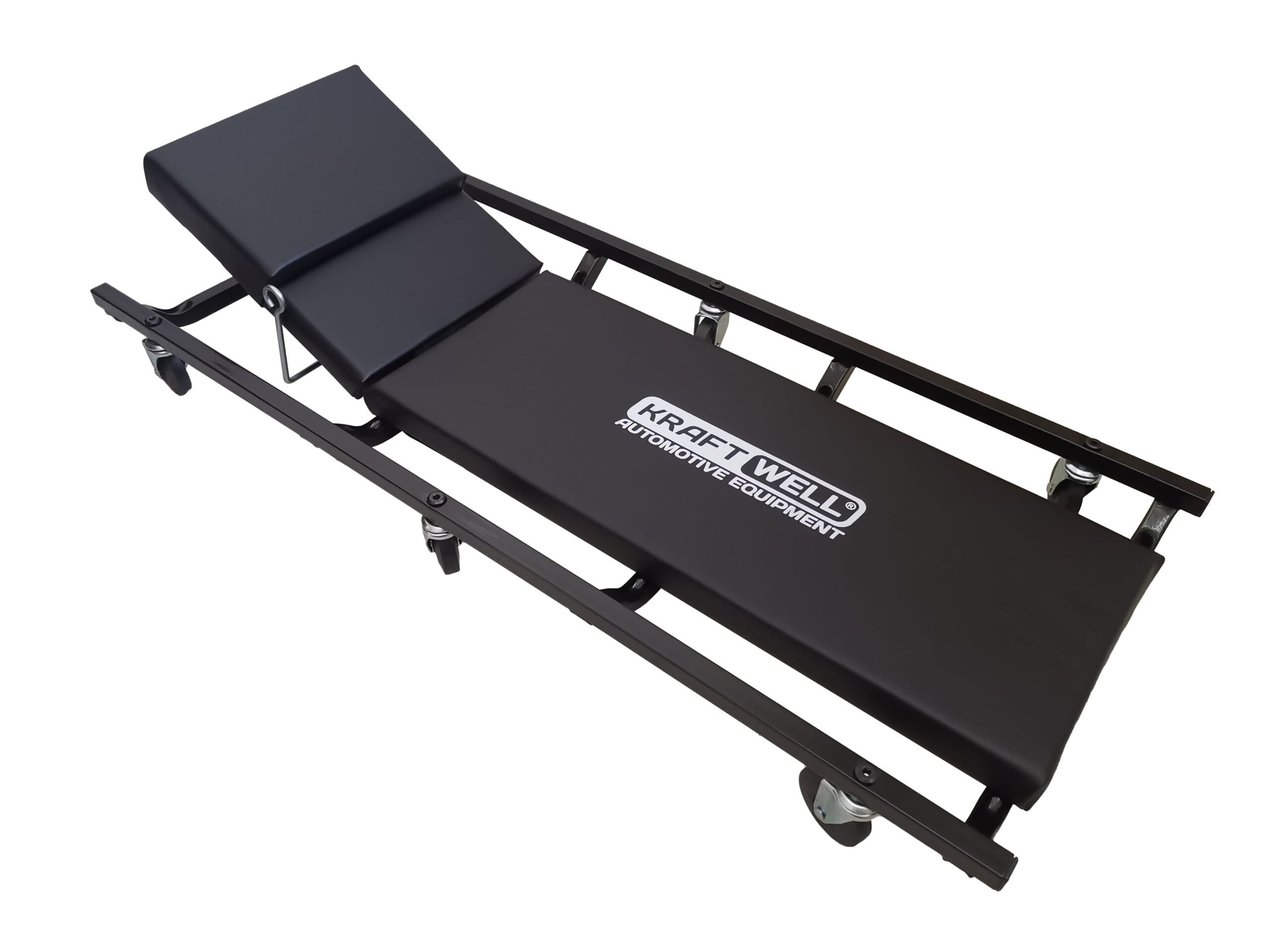 Лежак подкатной с регулируемым подголовником KraftWell KRWTR-A