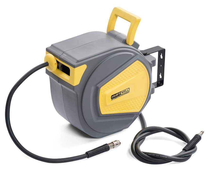 Катушка со шлангом 20 м.,9.5х14.5 мм., 20 бар KraftWell KRW1731.C7