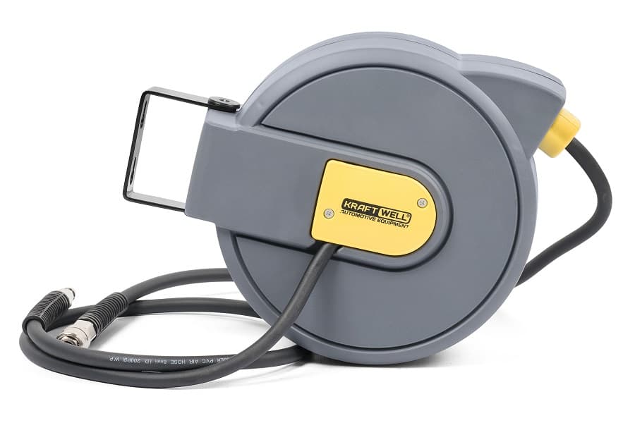 Катушка со шлангом 10 м.,8х12 мм., 20 бар KraftWell KRW1731.C6