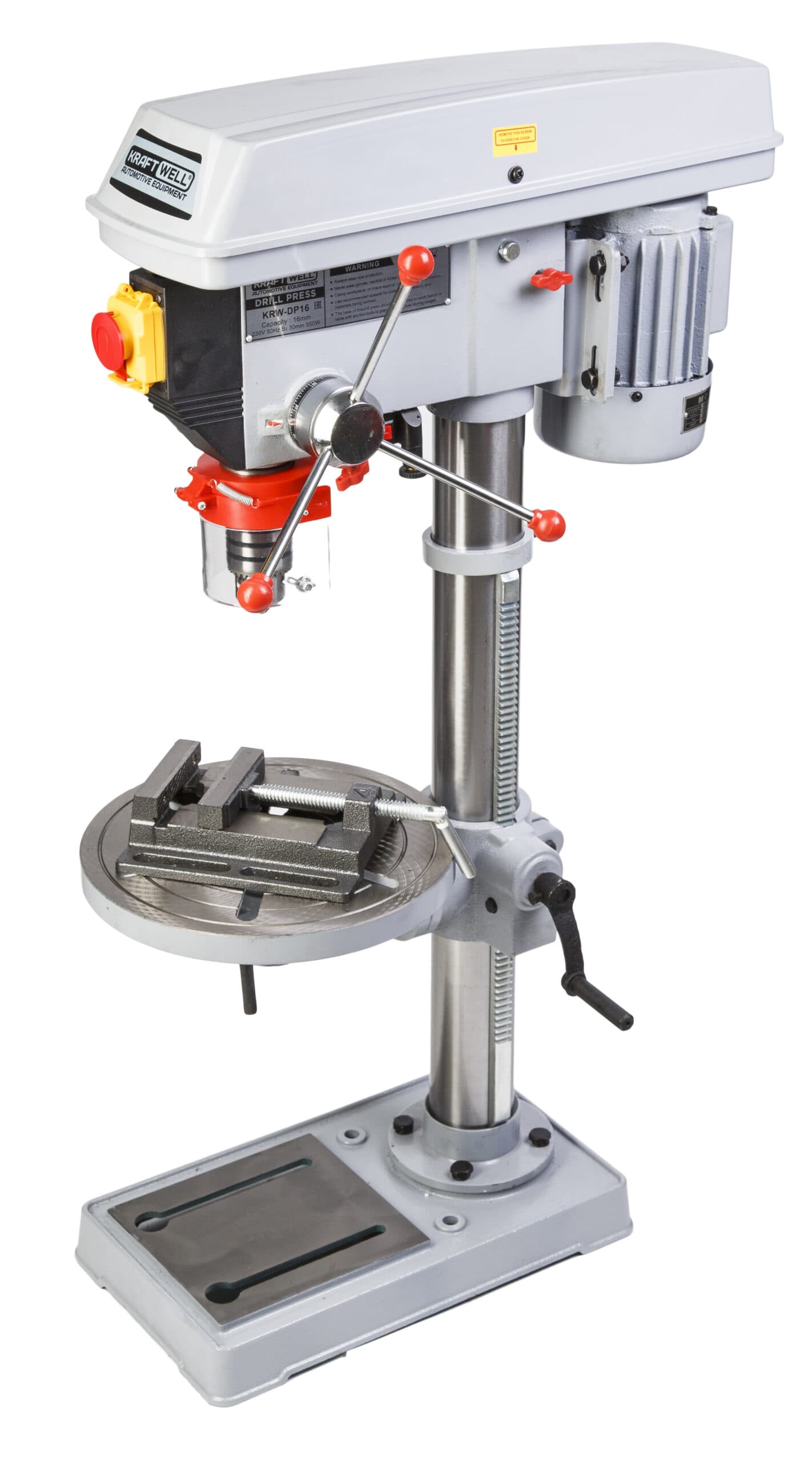 Сверлильный станок 16 мм, 550 Вт KraftWell KRW-DP16