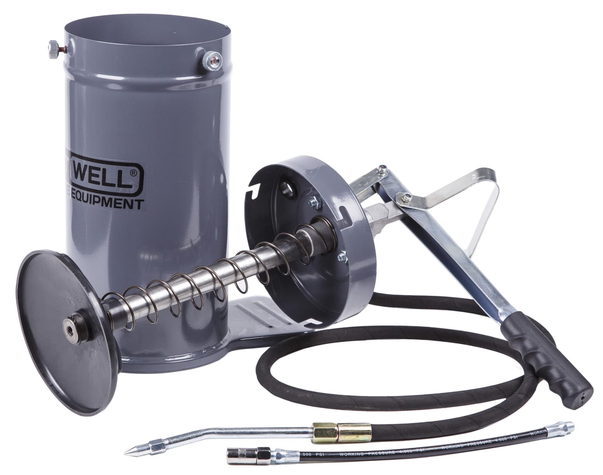 Нагнетатель солидола с ручным приводом 5 л KraftWell KRW1797B