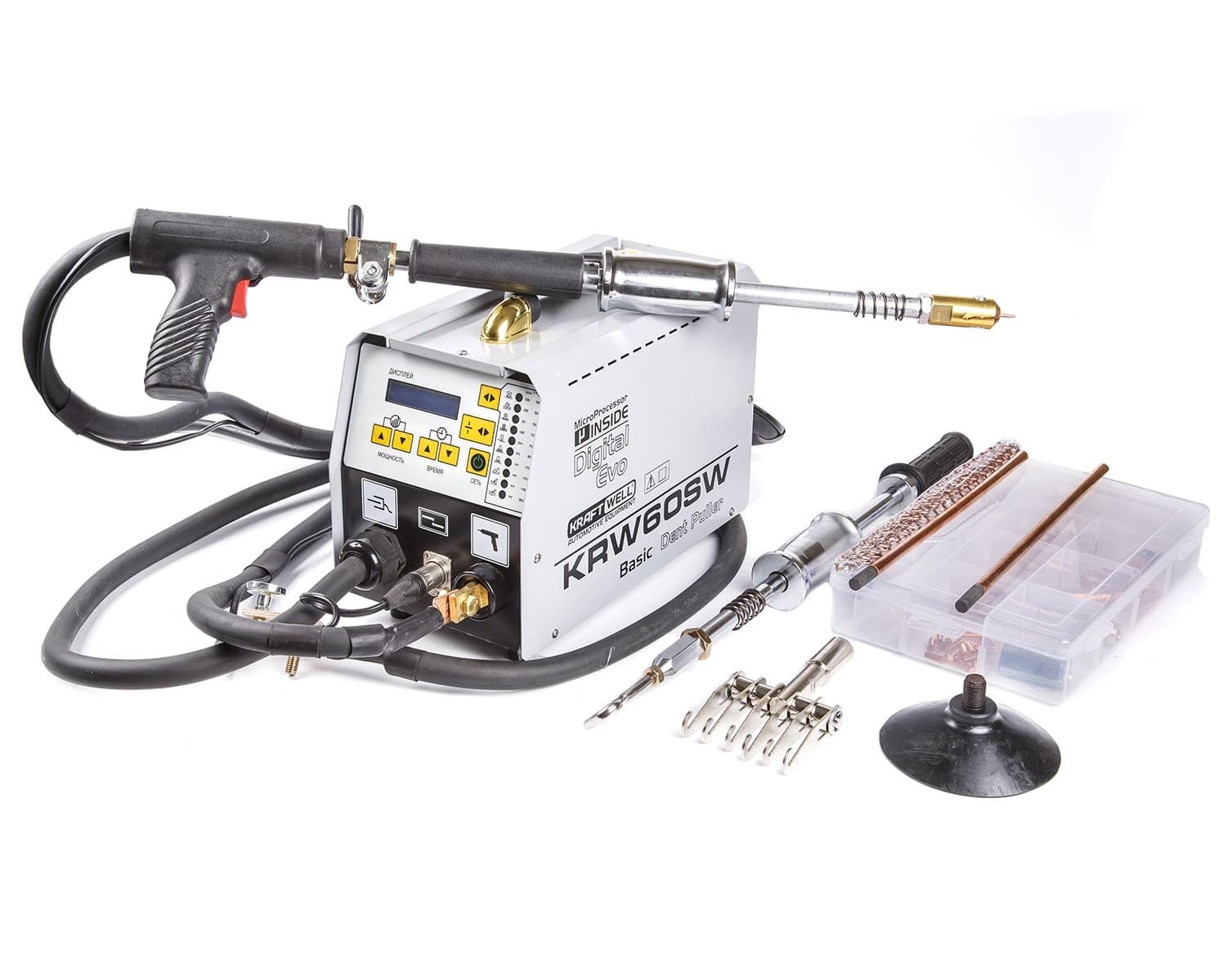 Аппарат для точечной сварки 3500А 220 В KraftWell KRW60SW/220L