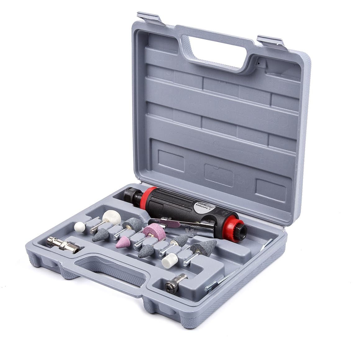 Пневматическая бормашинка с набором насадок KraftWell KRW25PG-T