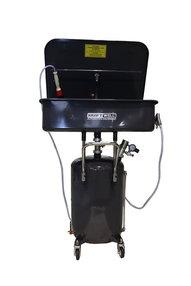 Установка для мойки деталей мобильная пневматическая KraftWell KRW1971