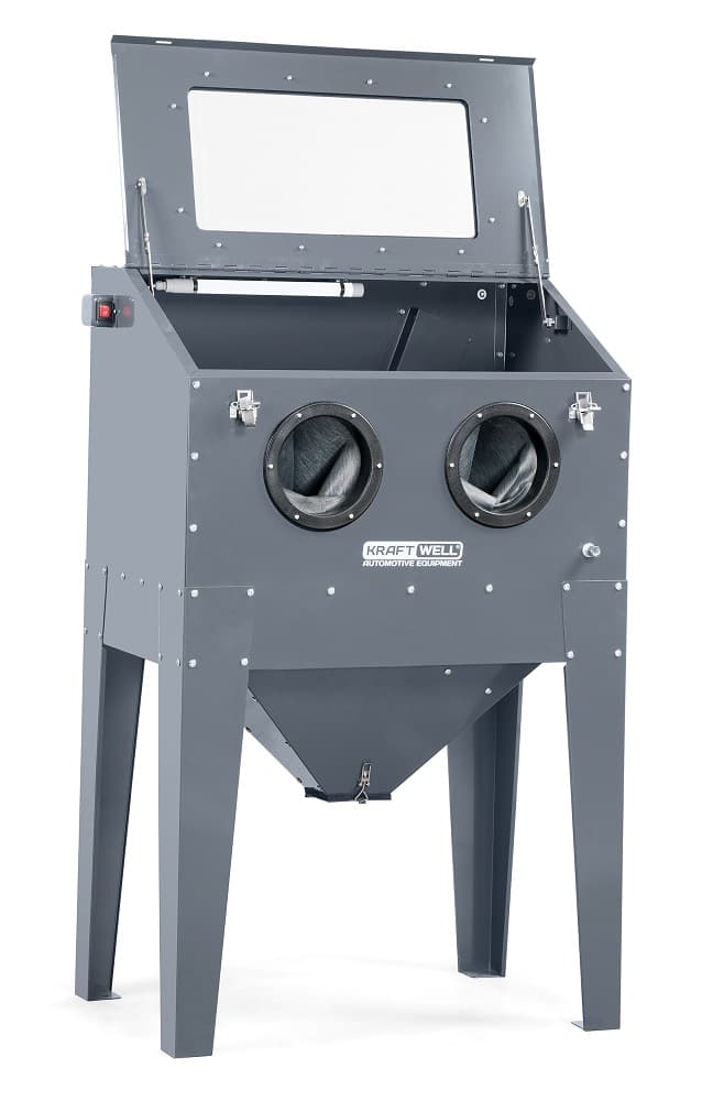 Камера пескоструйная фронтальная 220 л KraftWell KRW-SB220F