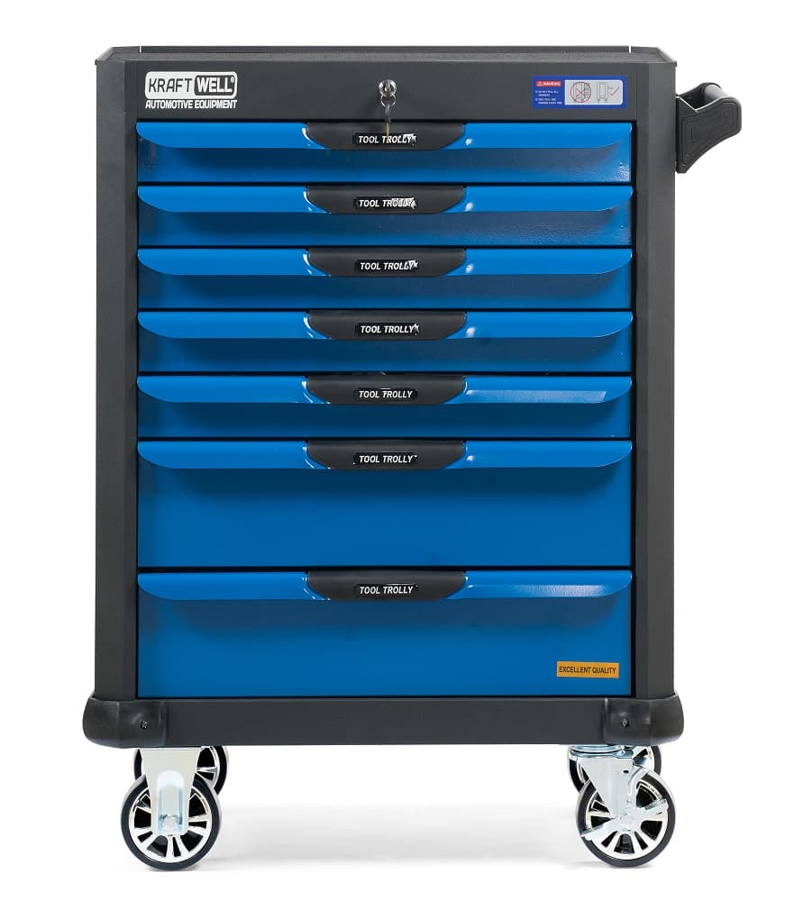 Тележка с инструментом 277 пр 7 ящиков KraftWell KRW-TTB+SET277
