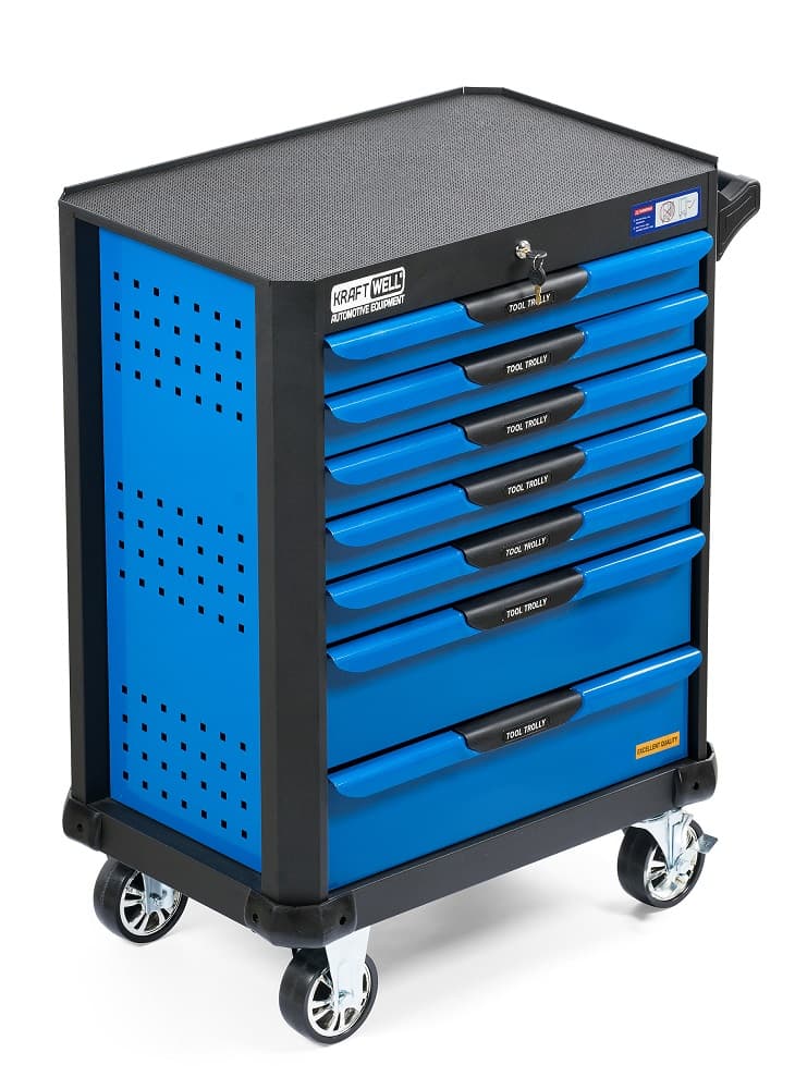 Тележка с инструментом 277 пр 7 ящиков KraftWell KRW-TTB+SET277