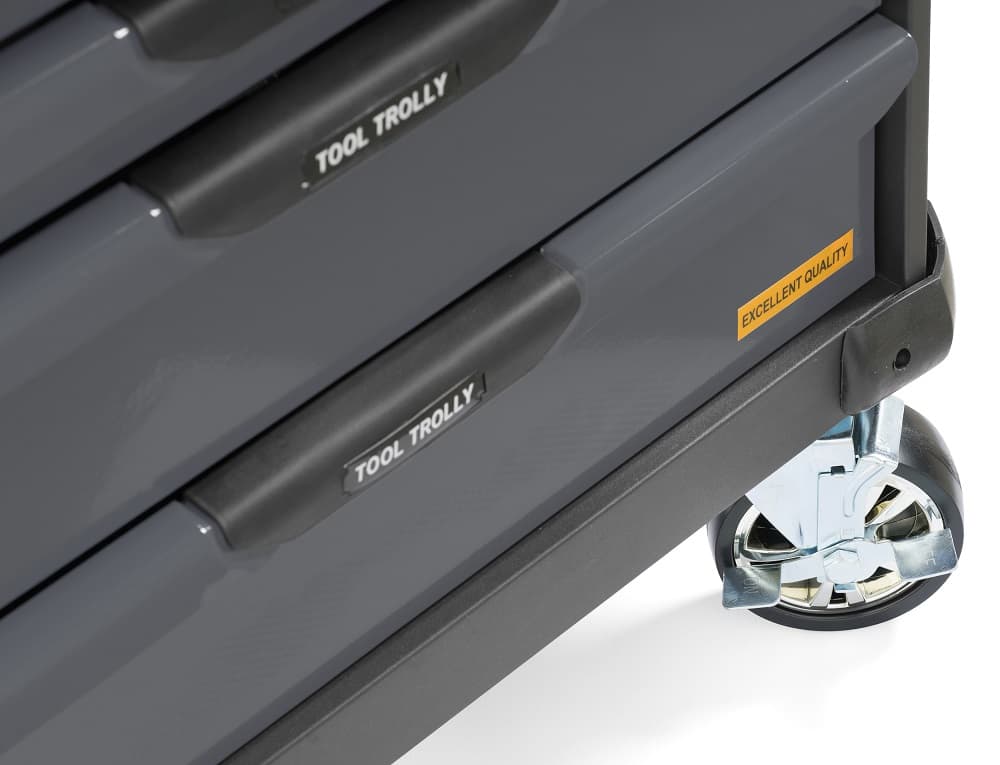 Тележка инструментальная с 7 ящиками 277 пр. KraftWell KRW-TTG+SET277