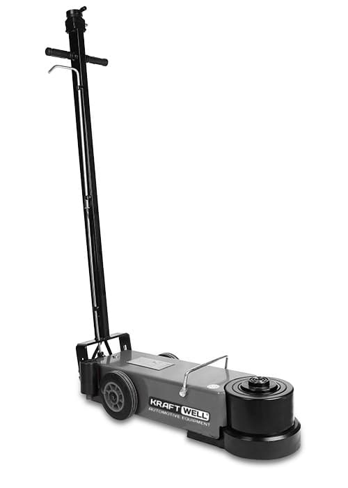 Домкрат пневмогидравлический KraftWell KRWAJ70-3T — 70/40/20 т, подкатной
