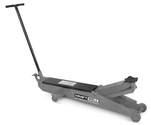 Домкрат подкатной гидравлический KraftWell KRWFJ5T — 5 т, Турция