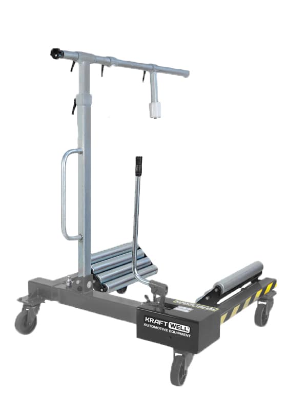 Тележка для колёс KraftWell KRW-WD15 — гидравлическая, 1,5 т