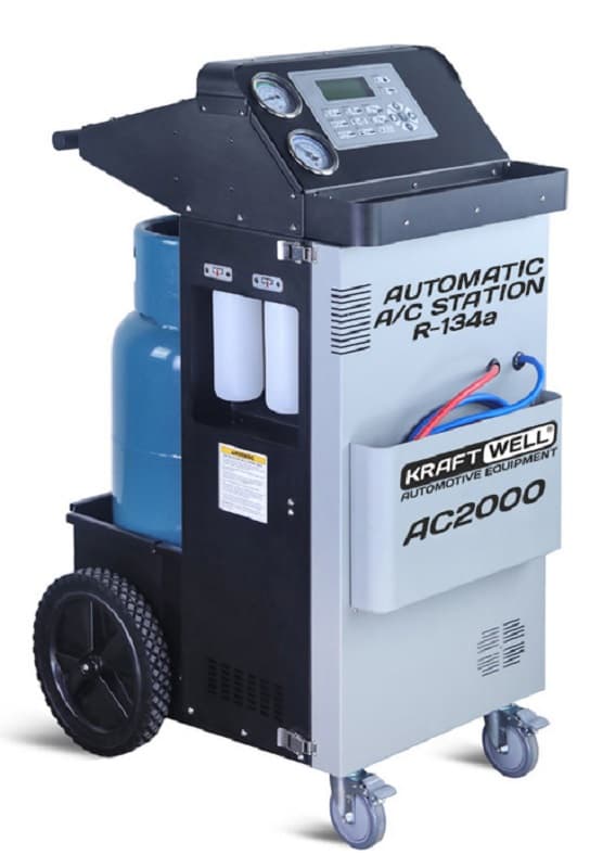 Станция автомат для заправки кондиционеров KraftWell AC2000 — общий вид