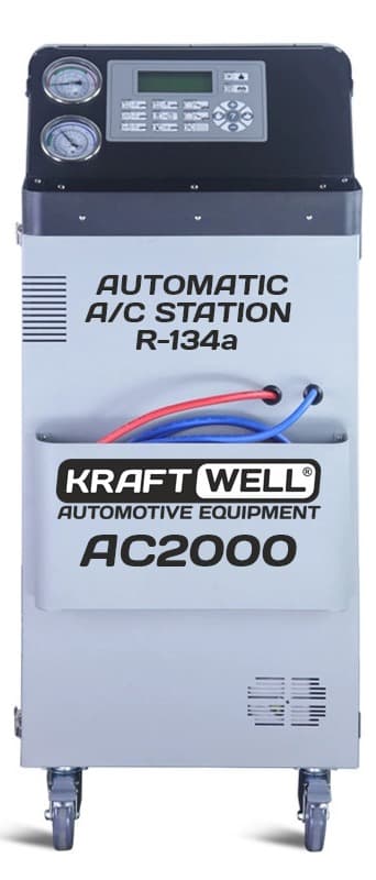 KraftWell AC2000 — панель управления и дисплей