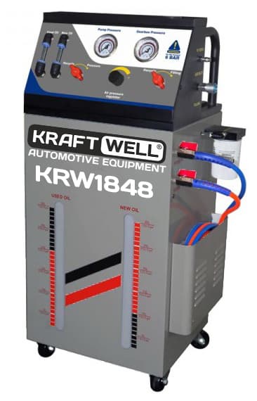 Установка для замены масла в АКПП пневматическая KraftWell KRW1848
