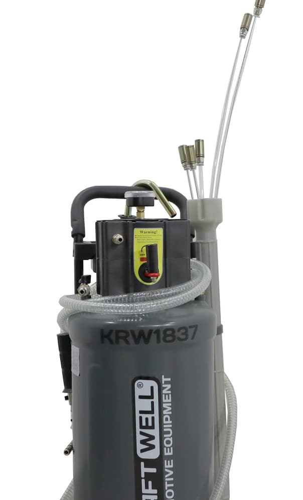 Установка для откачки масла и антифриза, 30 л KraftWell KRW1837