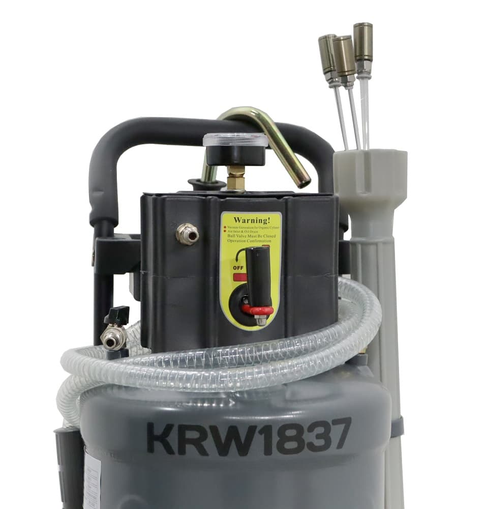 Установка для откачки масла и антифриза, 30 л KraftWell KRW1837