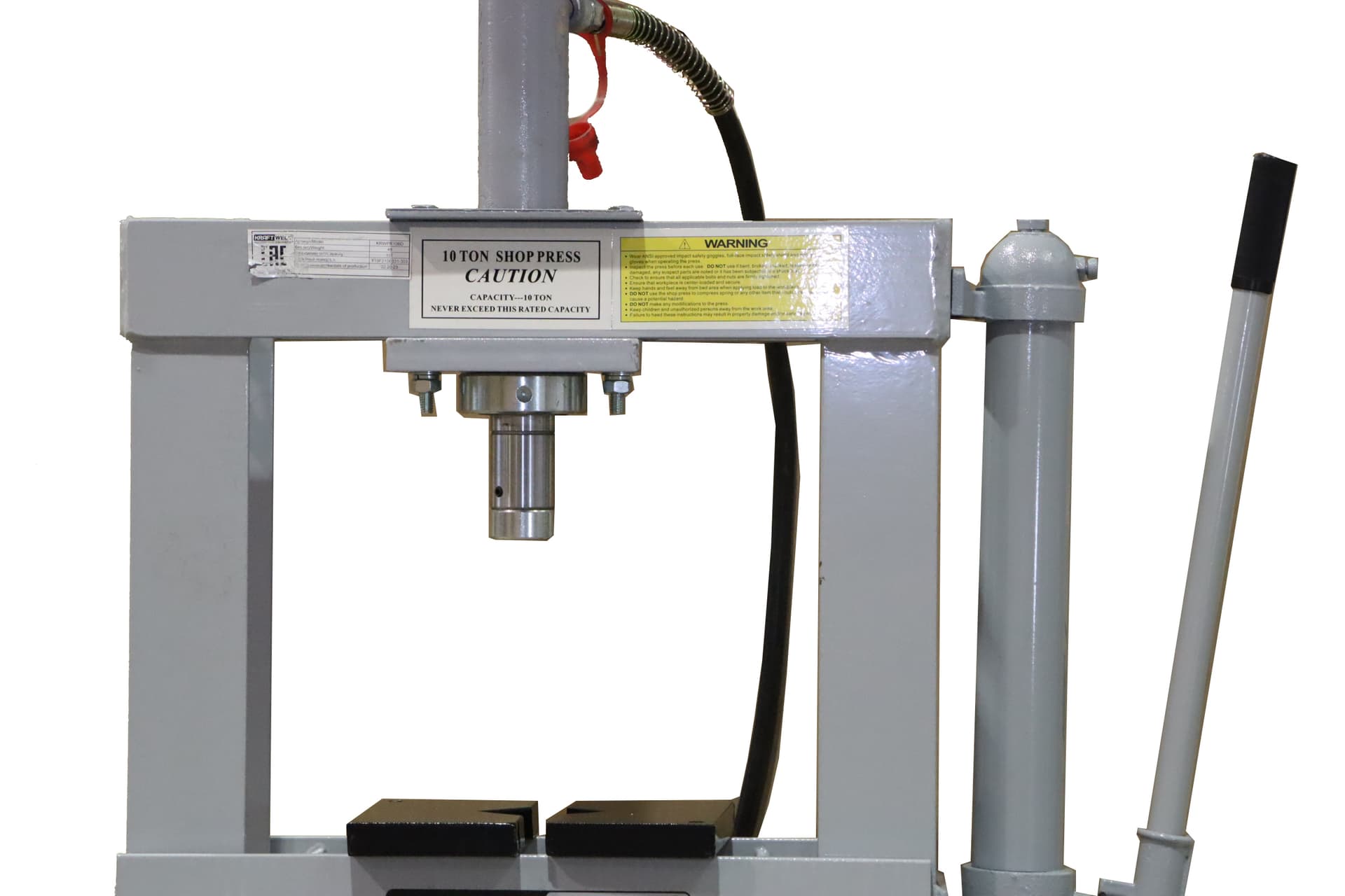 Пресс 10 т. настольный с ручным приводом KraftWell KRWPR10BD