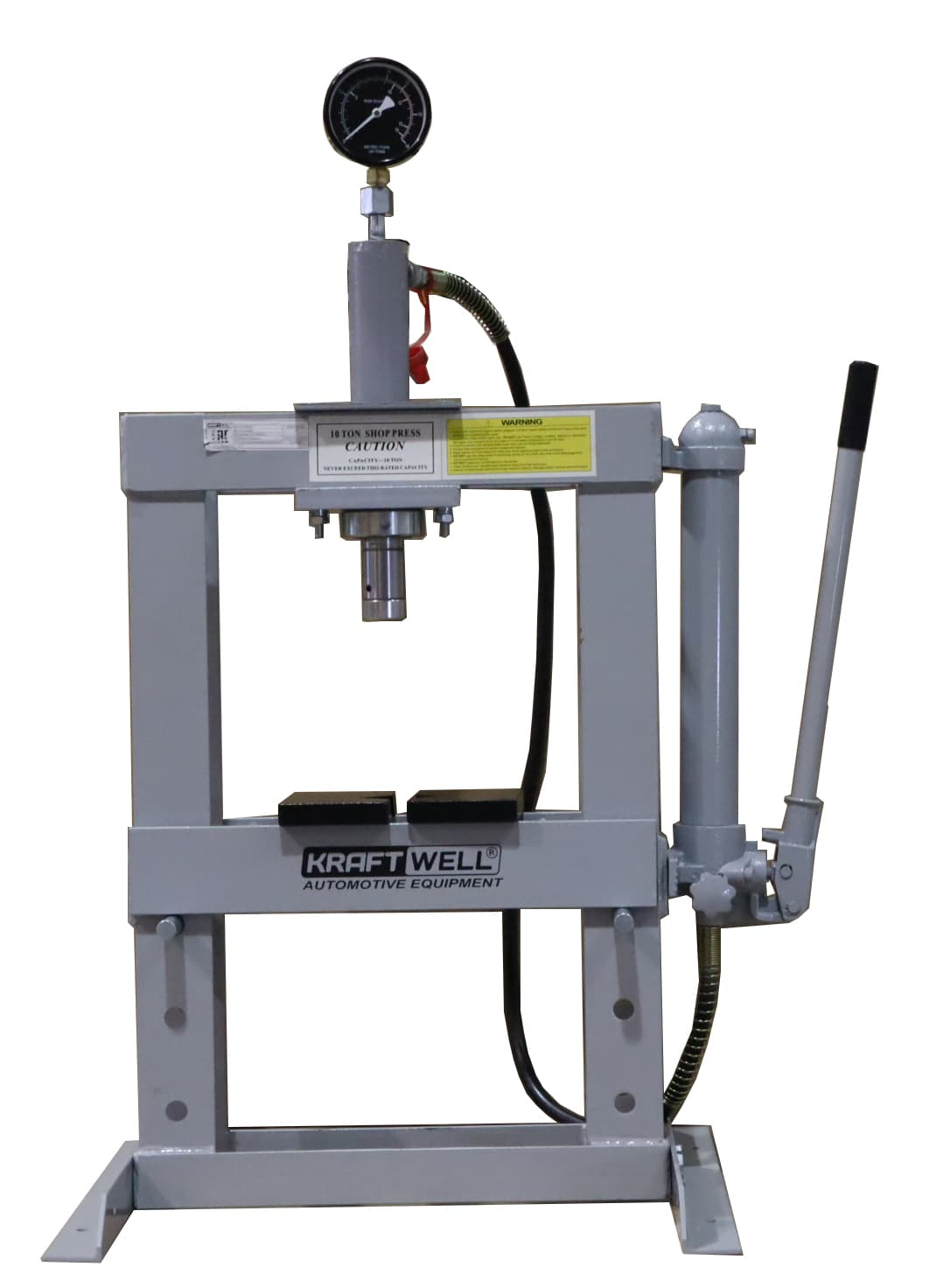 Пресс 10 т. настольный с ручным приводом KraftWell KRWPR10BD