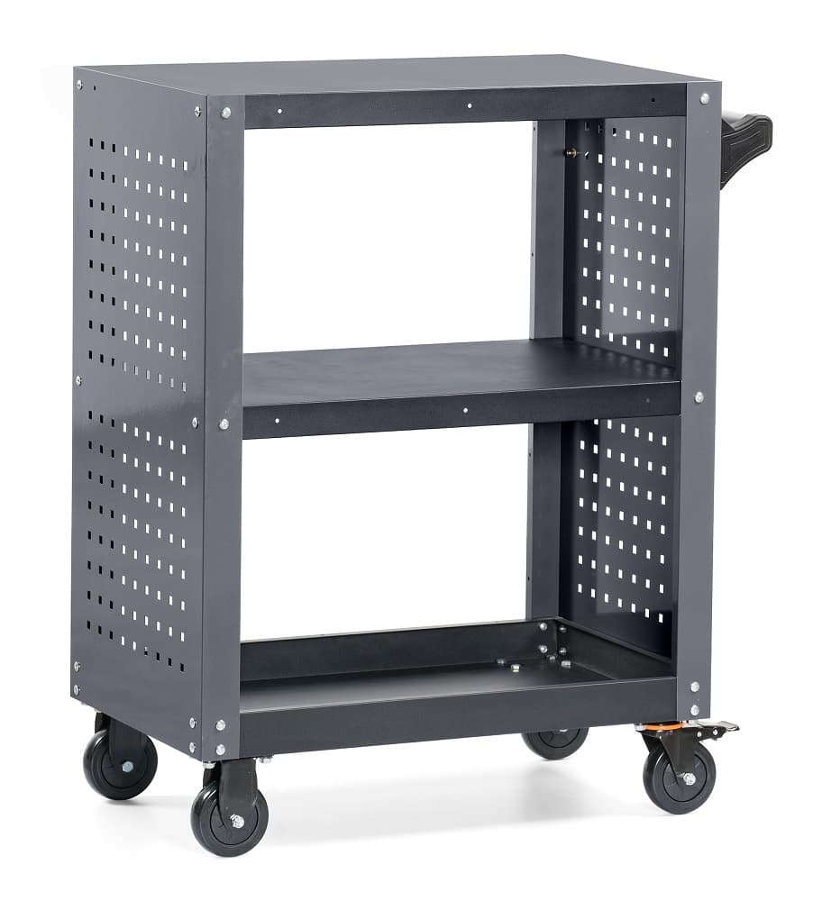 Тележка профессиональная с перфорированными боковинами KraftWell KRW-T3PG