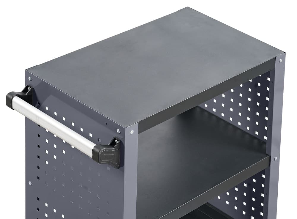 Тележка профессиональная с перфорированными боковинами KraftWell KRW-T3PG