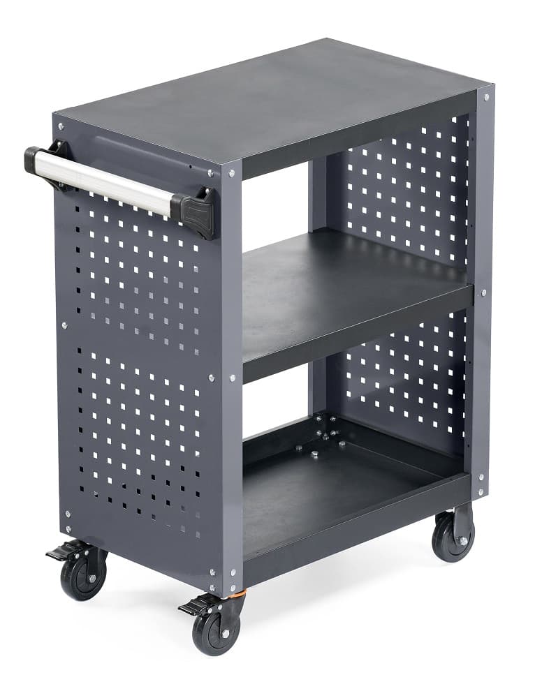 Тележка профессиональная с перфорированными боковинами KraftWell KRW-T3PG