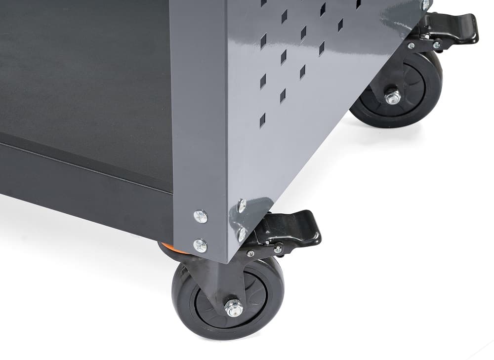 Тележка профессиональная с перфорированными боковинами KraftWell KRW-T3PG