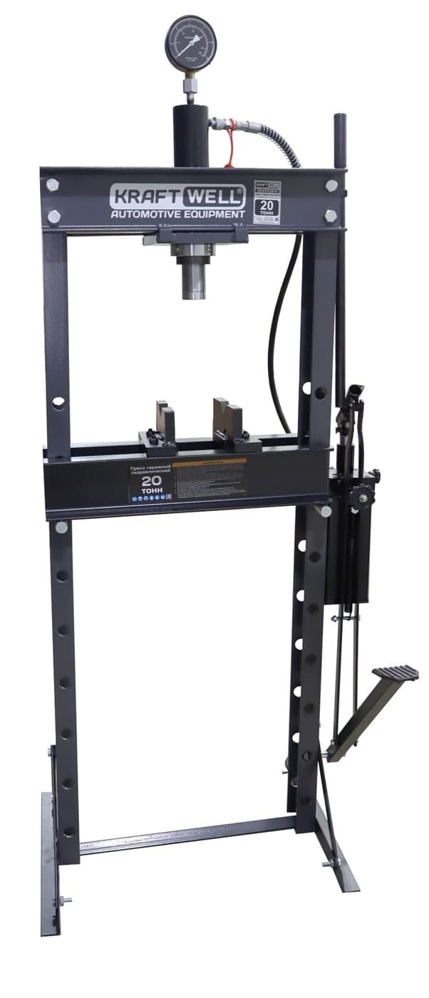 Пресс 20 т. с ручным и ножным приводом KraftWell KRWPR20FN