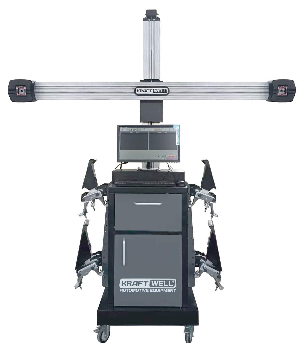 Стенд сход-развал 3D KraftWell KRW3DWA-III — общий вид