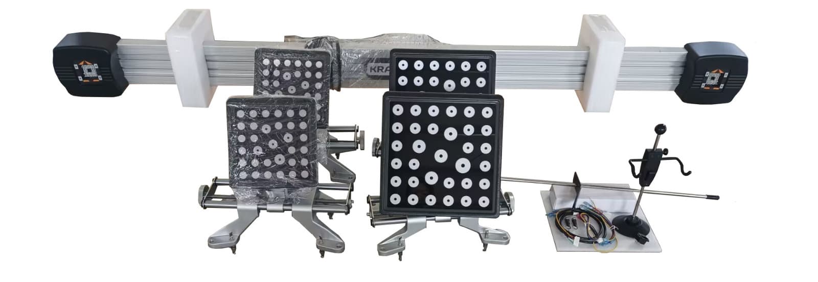 Стенд сход-развал KraftWell VeritaPro-I — фронтальный вид