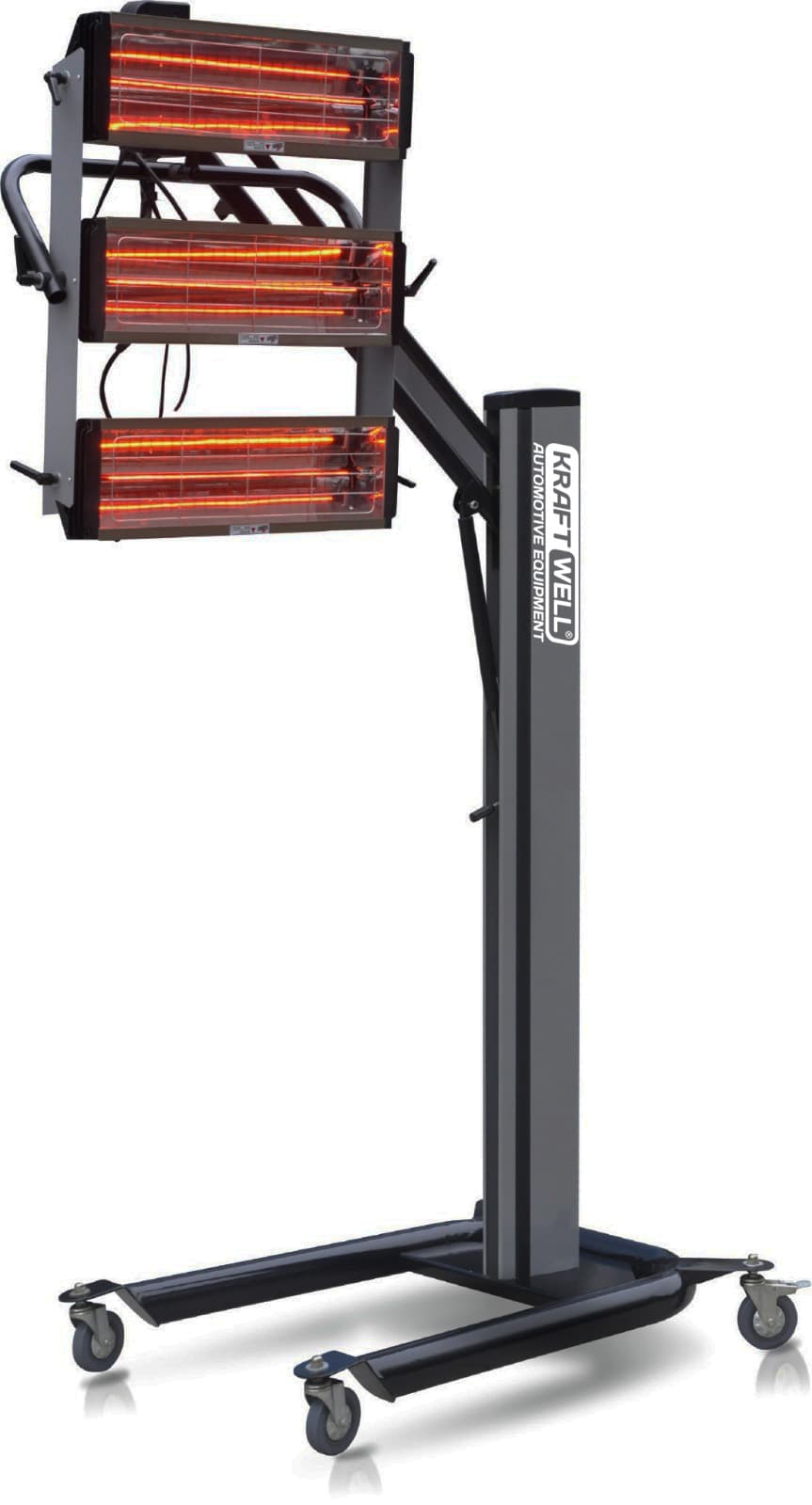 Инфракрасная сушка на стойке 3 софита KraftWell KRW-IR3A