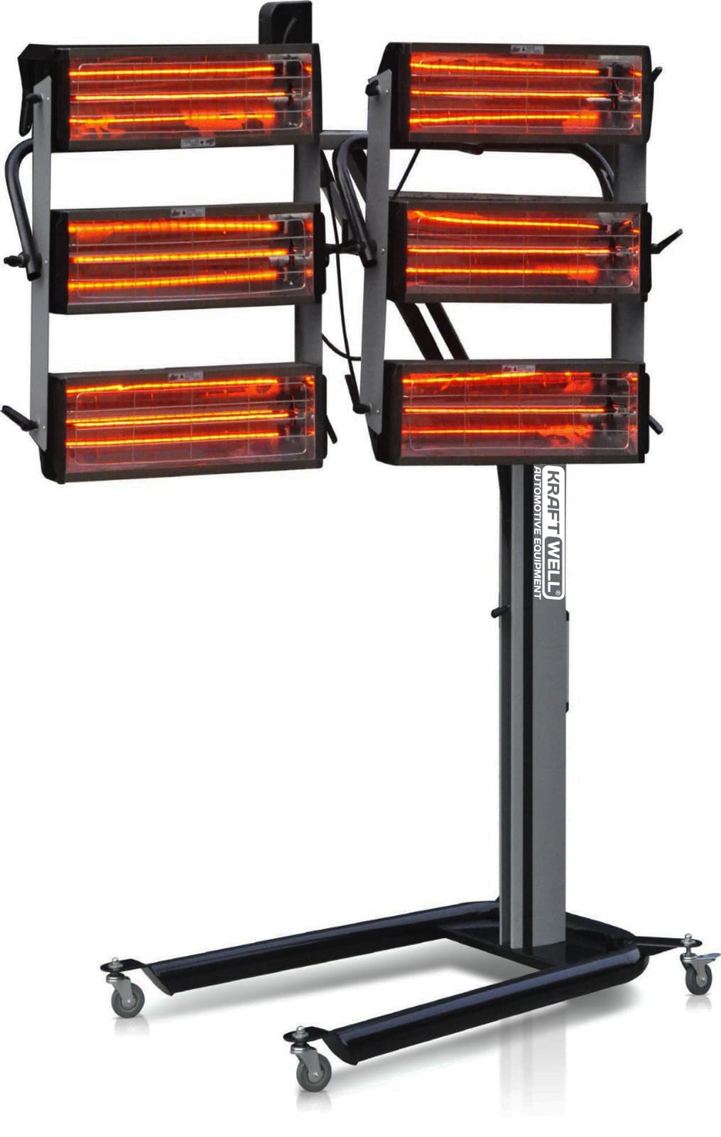 Инфракрасная сушка на стойке 6 софитов KraftWell KRW-IR6A